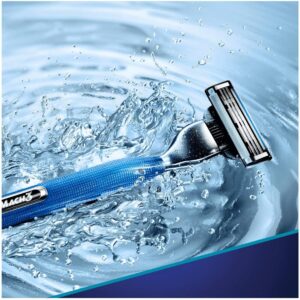 Gillette Mach3 Start Men's Razor With Aqua Grip Handle, Blue